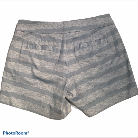 ⭐️J.Crew Stretch Shorts Nautical Rope Side Zipper⭐️ - Picture 11 of 12
